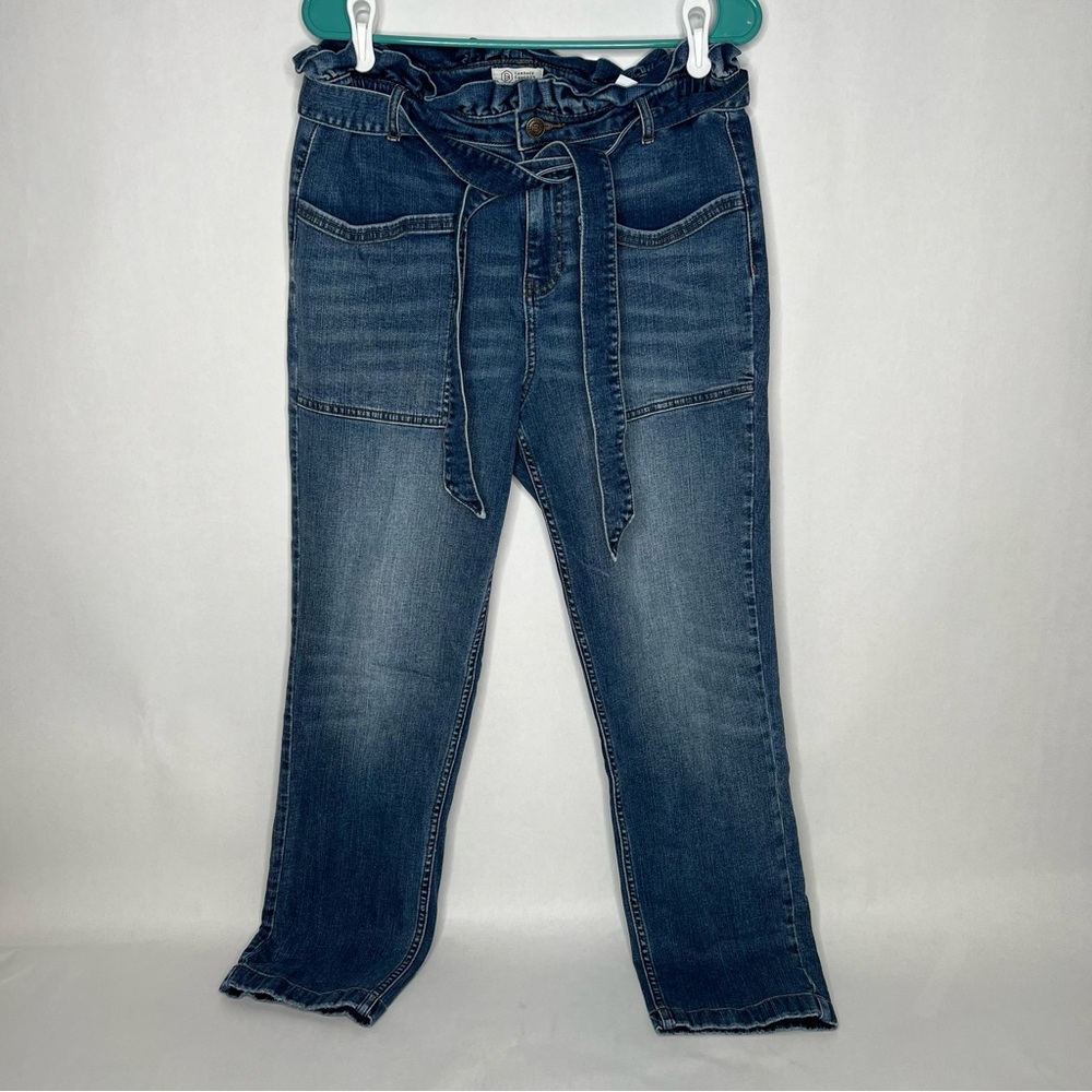 Candace Cameron Bure Malibu Denim Paperbag Waist Jeans 10 Women's Worn Once
